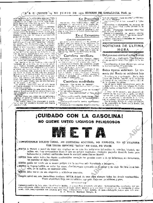 ABC SEVILLA 19-06-1930 página 30