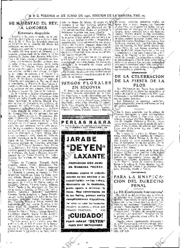 ABC MADRID 20-06-1930 página 23