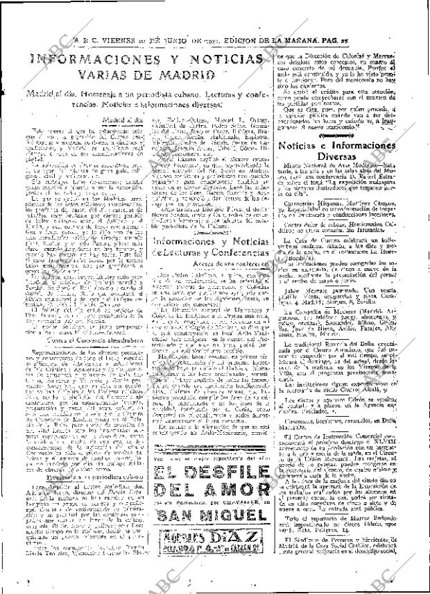 ABC MADRID 20-06-1930 página 27