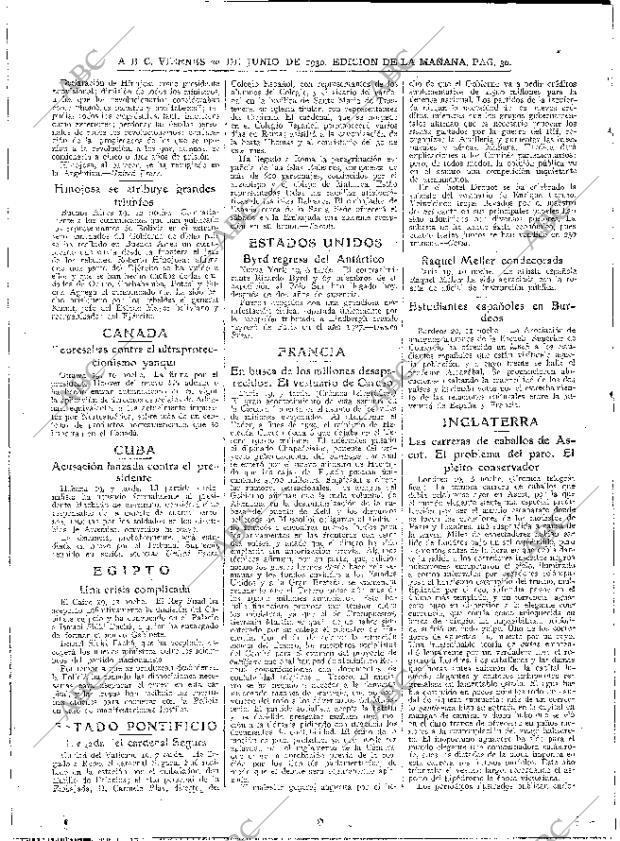 ABC MADRID 20-06-1930 página 30