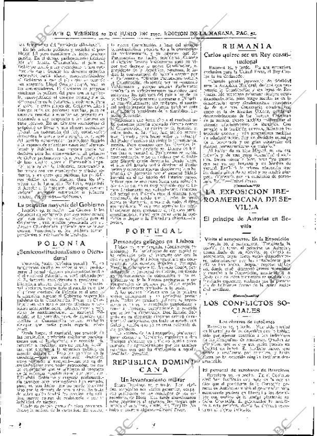 ABC MADRID 20-06-1930 página 31