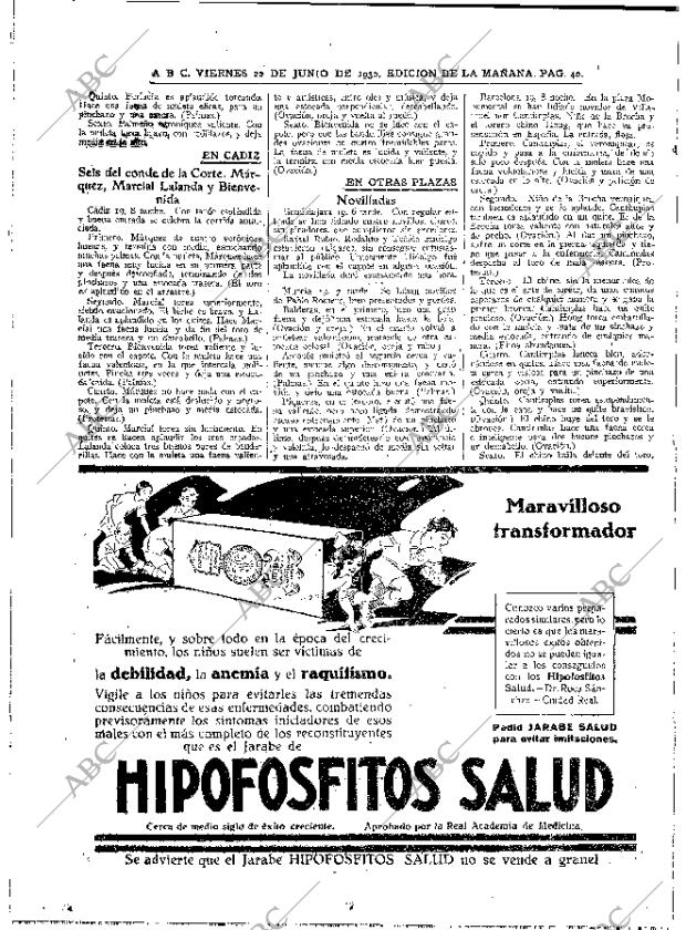 ABC MADRID 20-06-1930 página 40