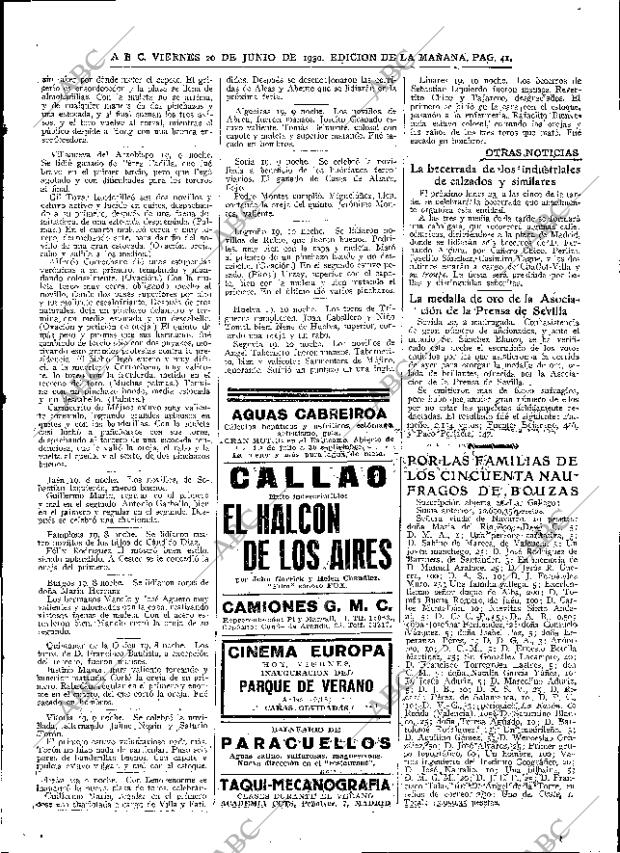 ABC MADRID 20-06-1930 página 41