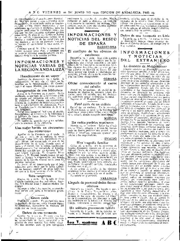 ABC SEVILLA 20-06-1930 página 21