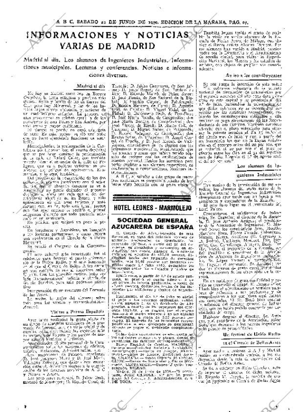 ABC MADRID 21-06-1930 página 27
