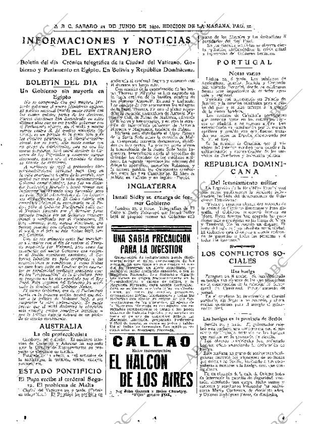 ABC MADRID 21-06-1930 página 31