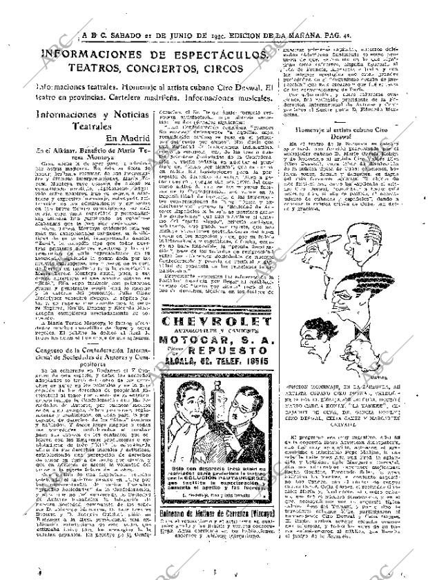 ABC MADRID 21-06-1930 página 42