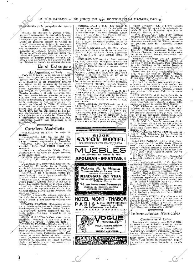 ABC MADRID 21-06-1930 página 44