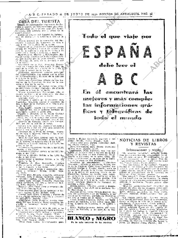 ABC SEVILLA 21-06-1930 página 34