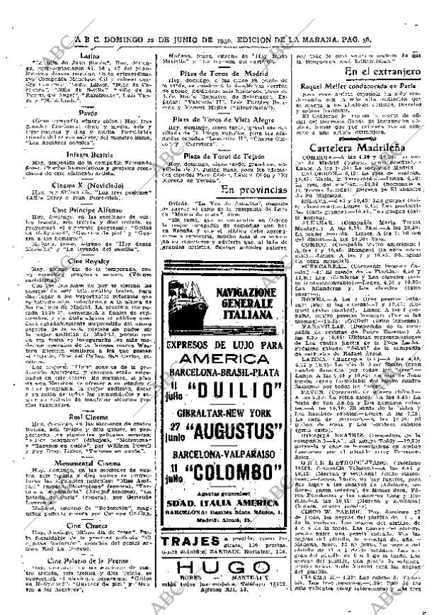 ABC MADRID 22-06-1930 página 56