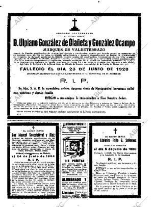 ABC MADRID 22-06-1930 página 67