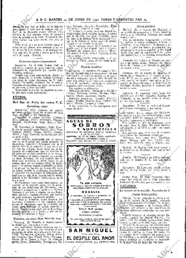 ABC MADRID 24-06-1930 página 19