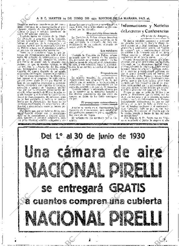 ABC MADRID 24-06-1930 página 36