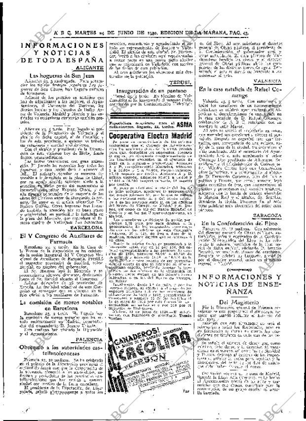 ABC MADRID 24-06-1930 página 43