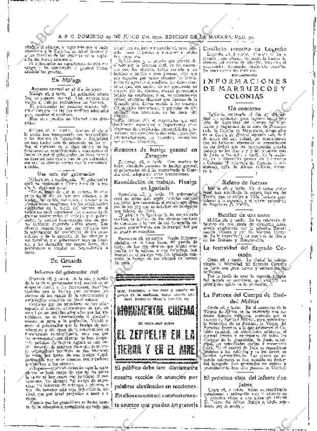 ABC MADRID 29-06-1930 página 32