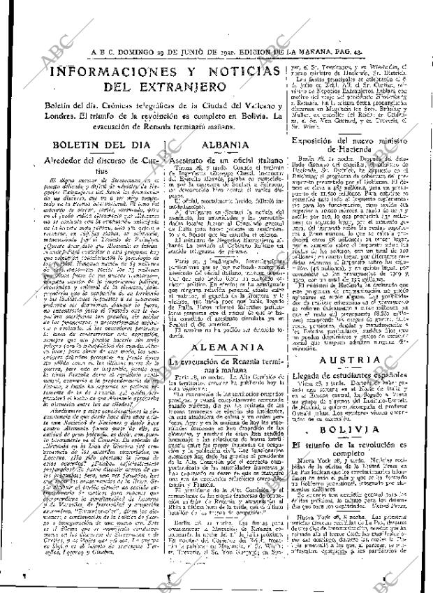 ABC MADRID 29-06-1930 página 43