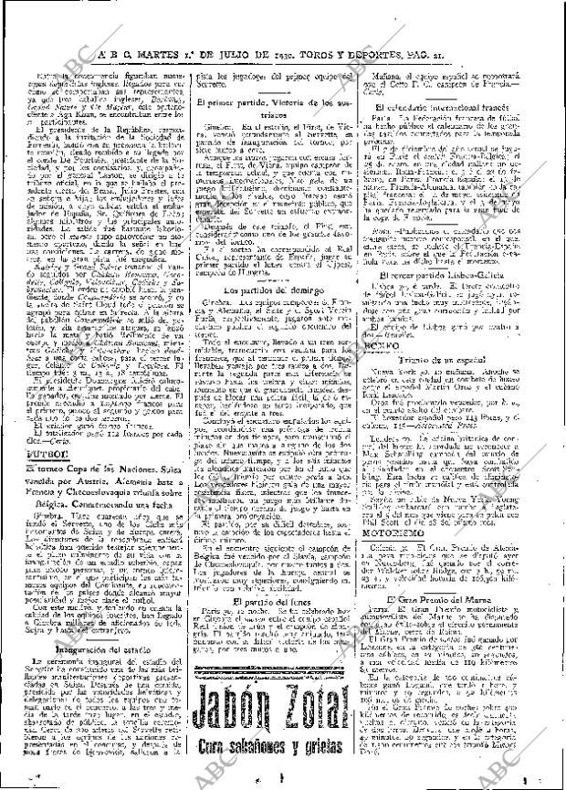 ABC MADRID 01-07-1930 página 21