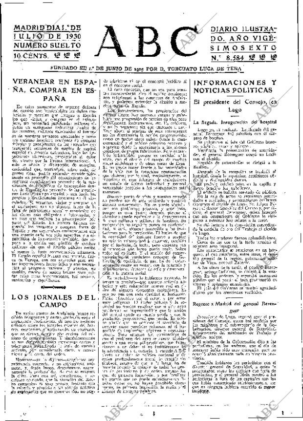 ABC MADRID 01-07-1930 página 23