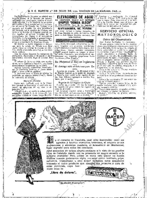 ABC MADRID 01-07-1930 página 30