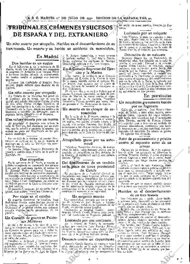 ABC MADRID 01-07-1930 página 41