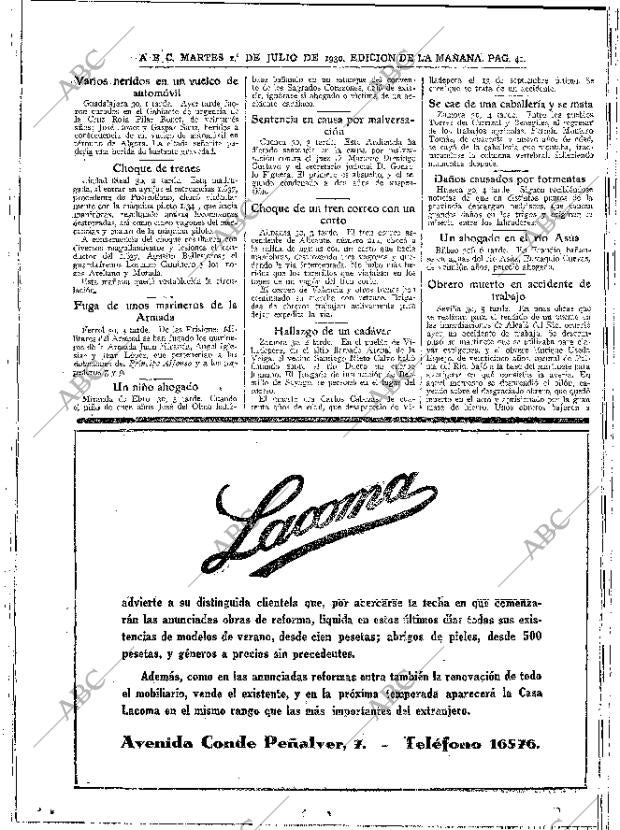 ABC MADRID 01-07-1930 página 42