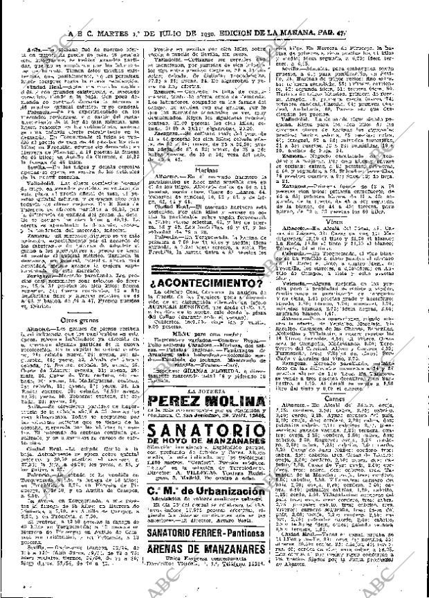 ABC MADRID 01-07-1930 página 47
