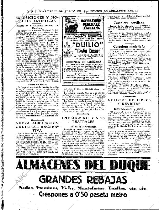 ABC SEVILLA 01-07-1930 página 28