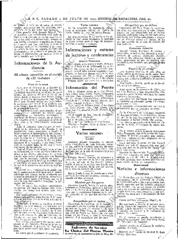 ABC SEVILLA 05-07-1930 página 19