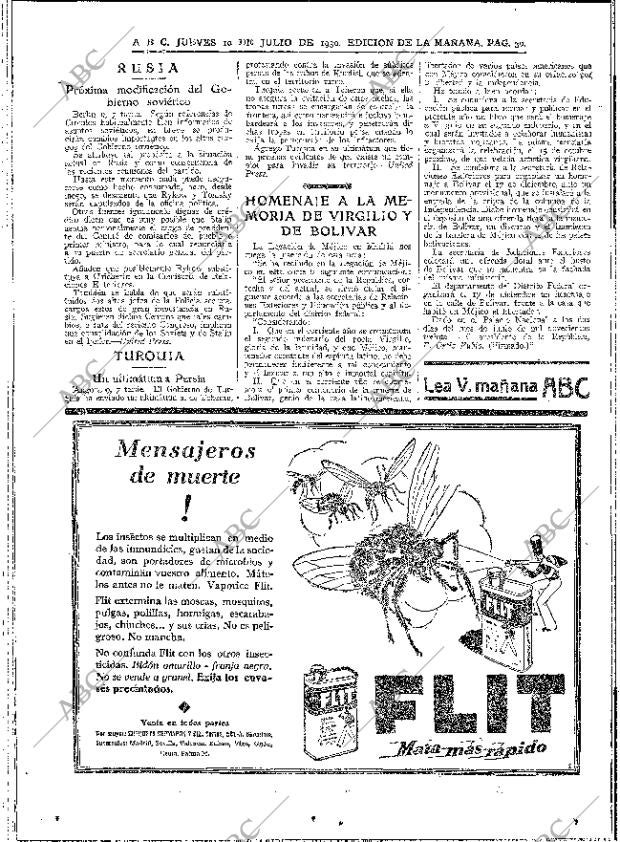 ABC MADRID 10-07-1930 página 30