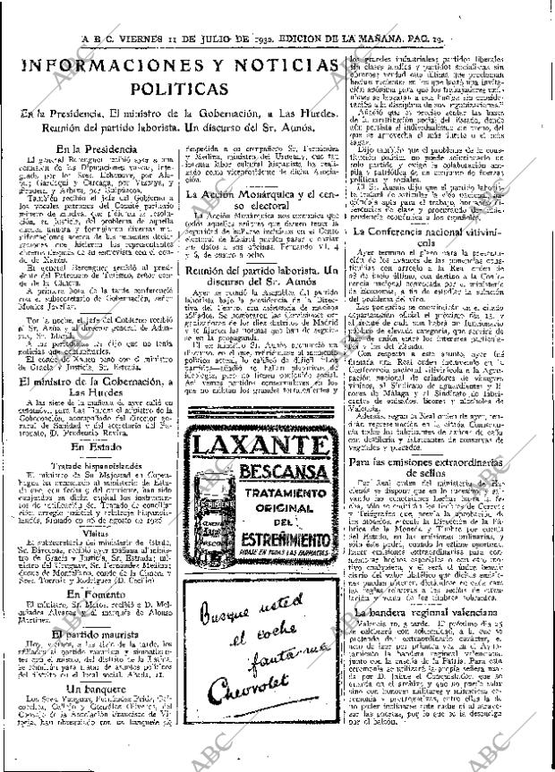 ABC MADRID 11-07-1930 página 19