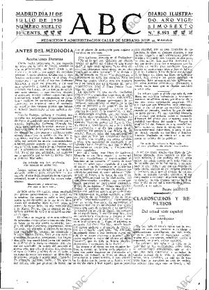 ABC MADRID 11-07-1930 página 3