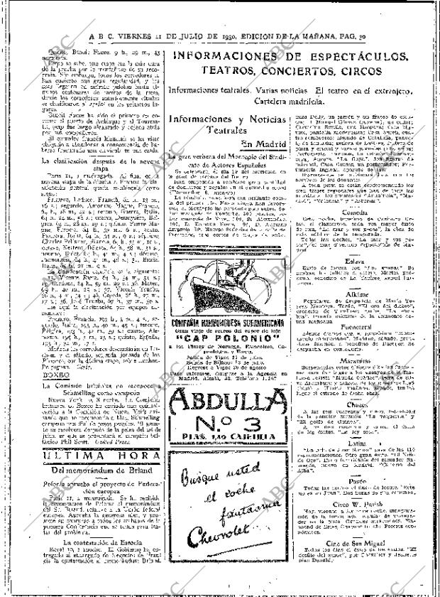 ABC MADRID 11-07-1930 página 30