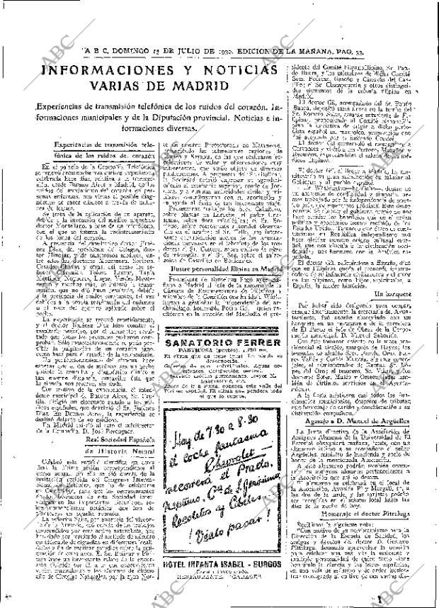 ABC MADRID 13-07-1930 página 33