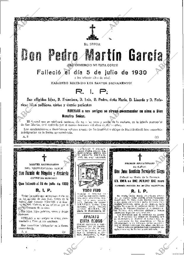ABC MADRID 13-07-1930 página 63
