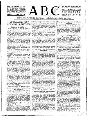 ABC SEVILLA 19-07-1930 página 15