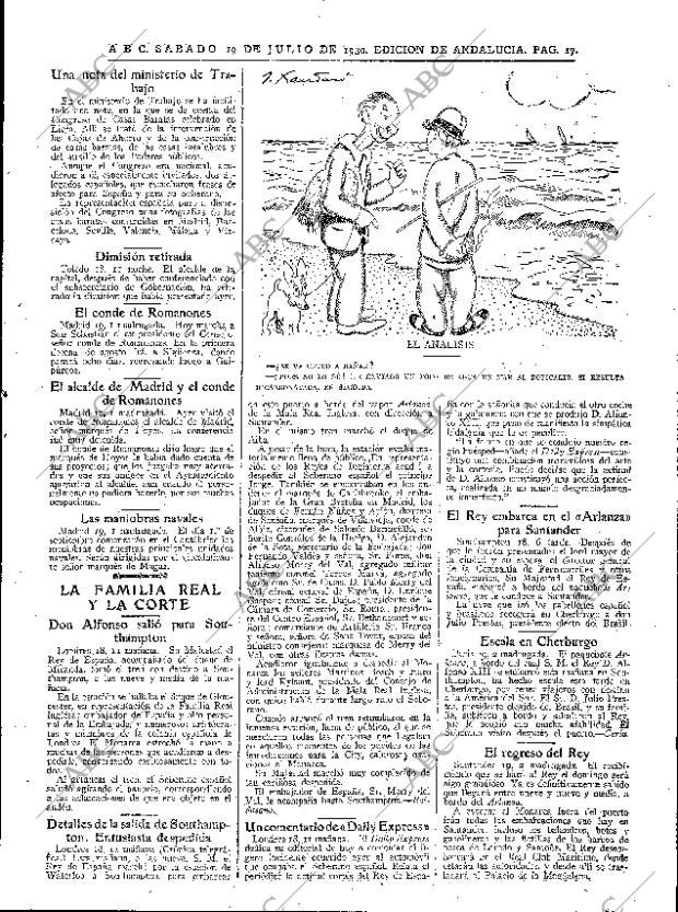 ABC SEVILLA 19-07-1930 página 17