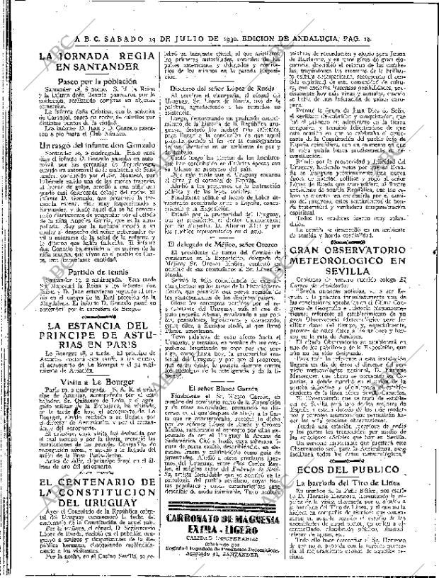 ABC SEVILLA 19-07-1930 página 18