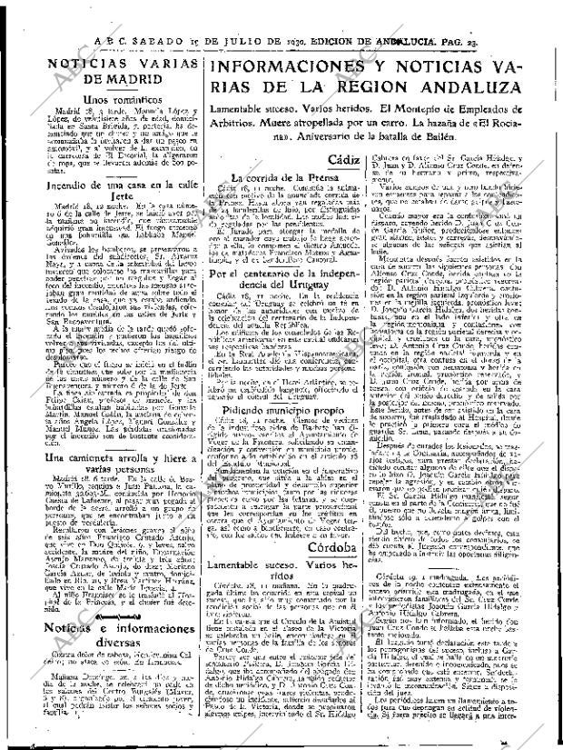 ABC SEVILLA 19-07-1930 página 23