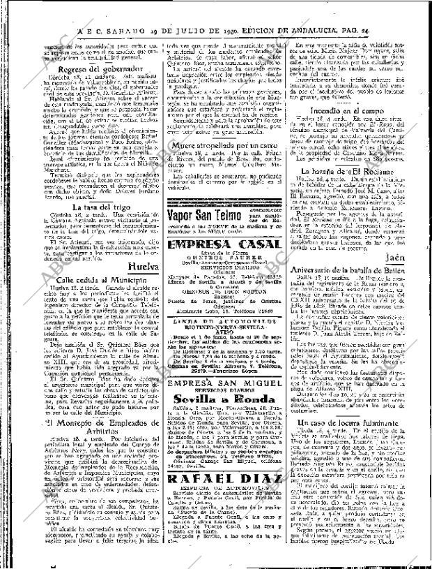 ABC SEVILLA 19-07-1930 página 24