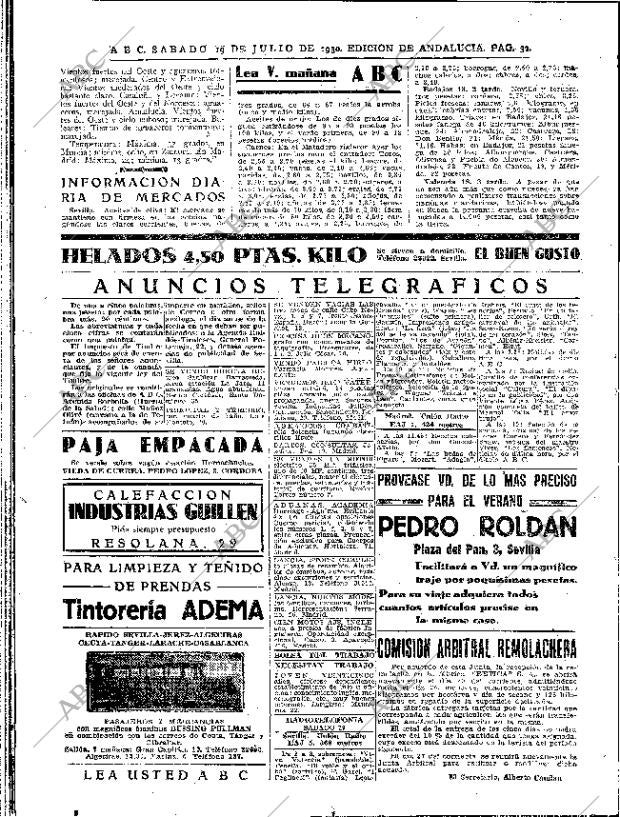 ABC SEVILLA 19-07-1930 página 32