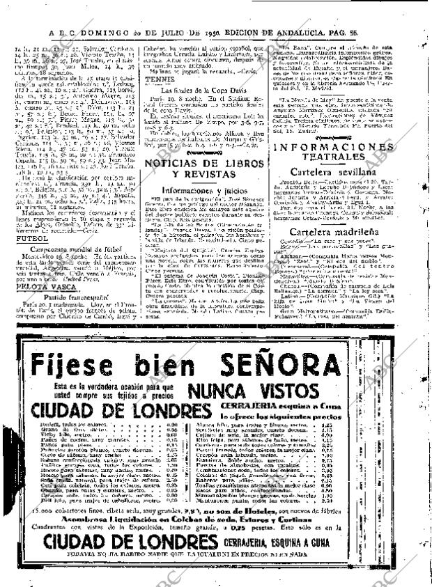 ABC SEVILLA 20-07-1930 página 32