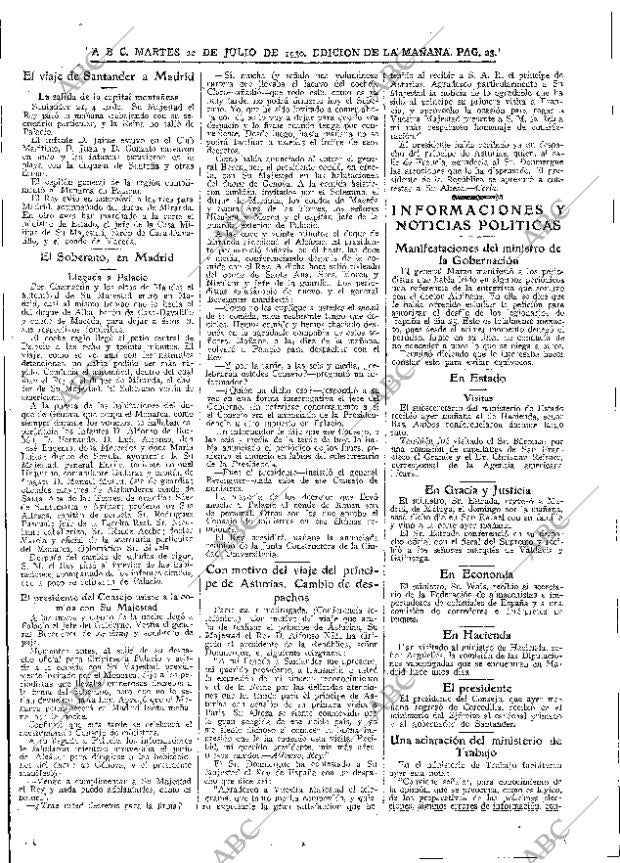 ABC MADRID 22-07-1930 página 23