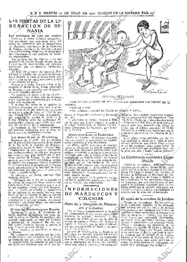 ABC MADRID 22-07-1930 página 27