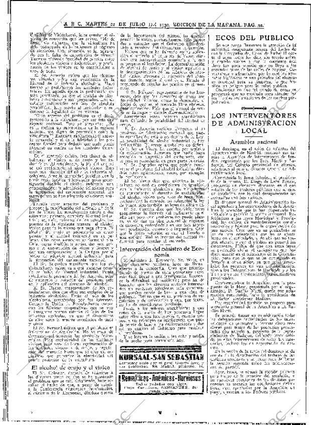 ABC MADRID 22-07-1930 página 32