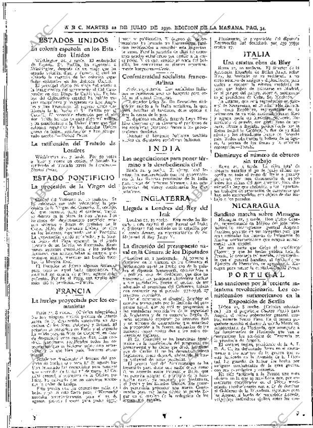 ABC MADRID 22-07-1930 página 34