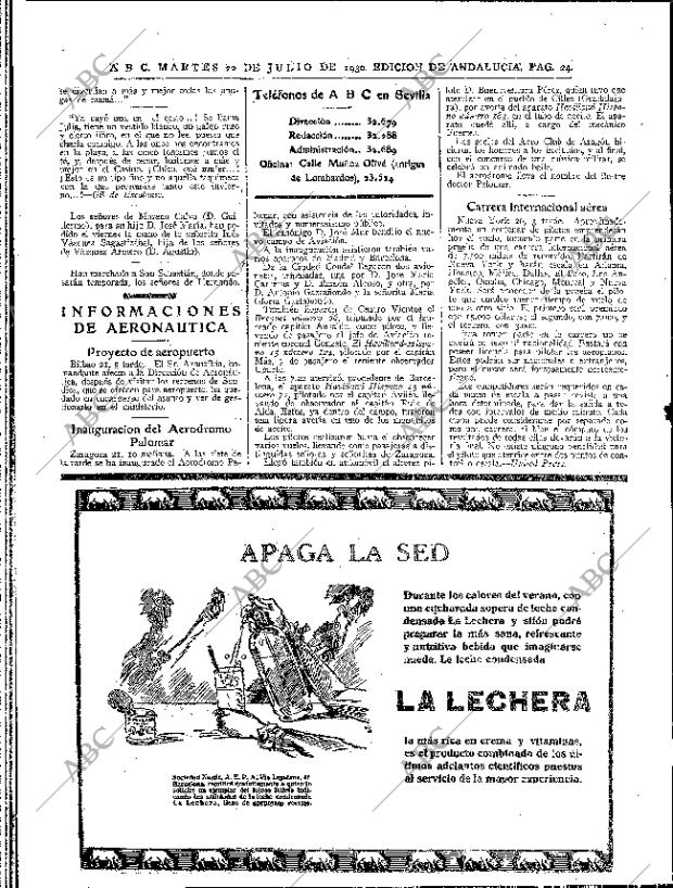 ABC SEVILLA 22-07-1930 página 24