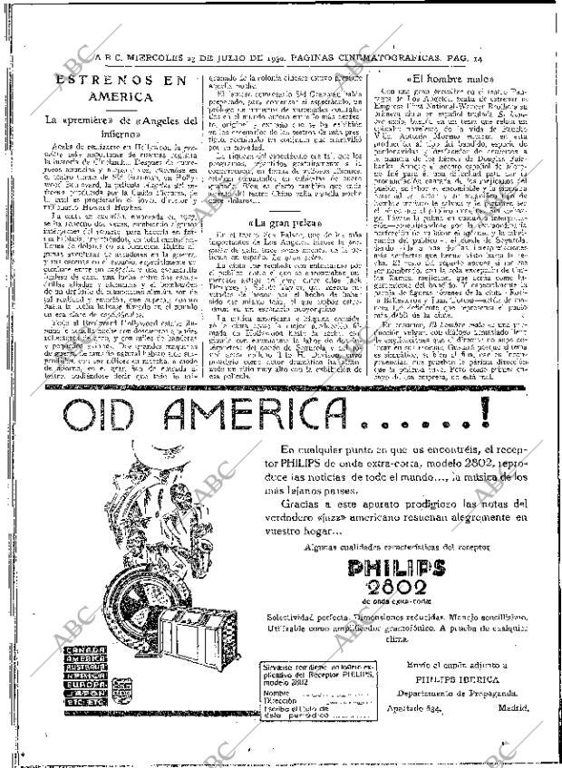 ABC MADRID 23-07-1930 página 14