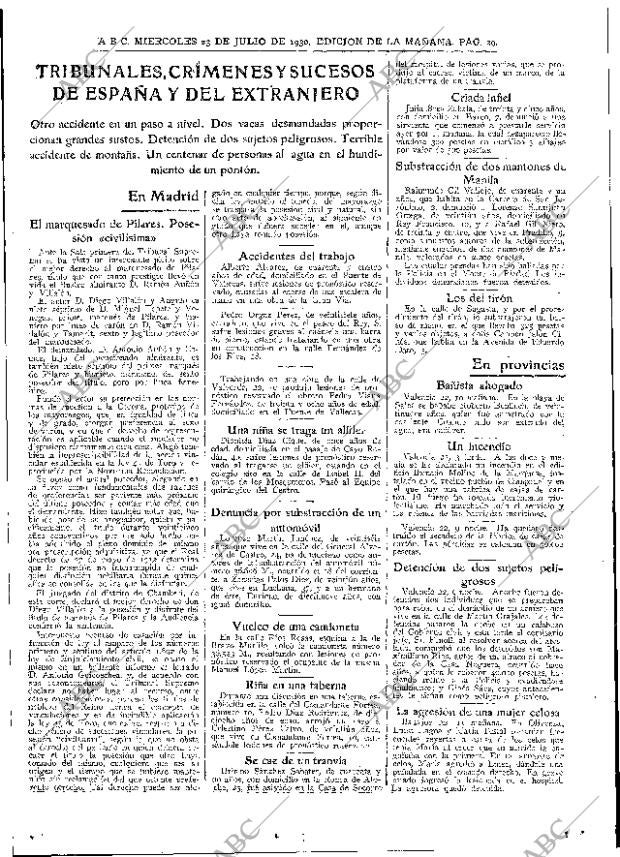 ABC MADRID 23-07-1930 página 29