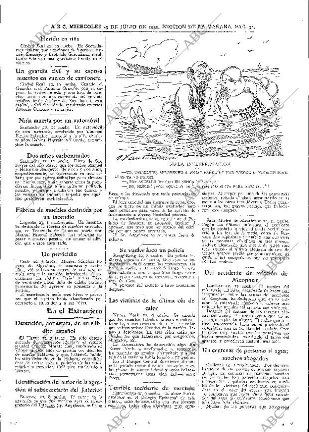 ABC MADRID 23-07-1930 página 31