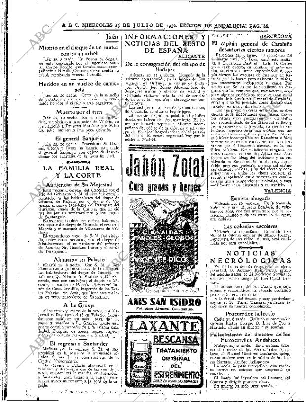 ABC SEVILLA 23-07-1930 página 24